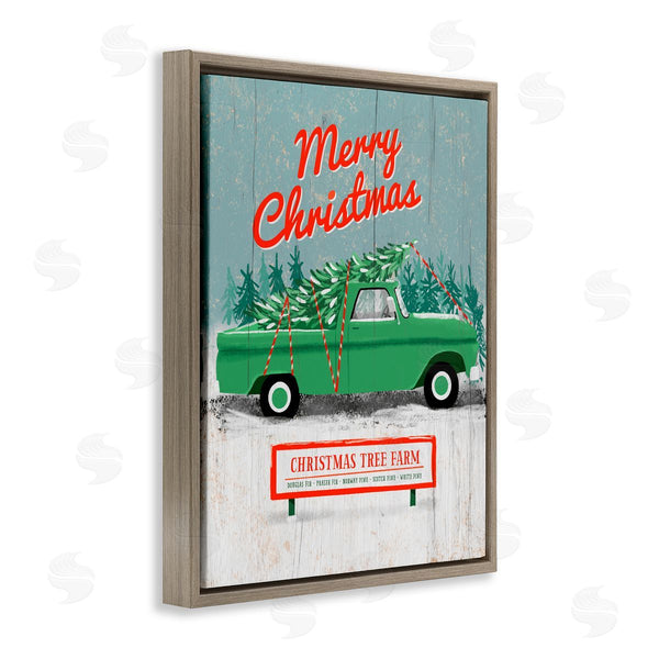 Stupell Industries Jilly Jack Designs | Rustic Tree Farm & Truck