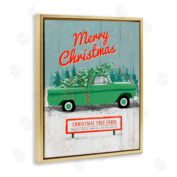 Stupell Industries Jilly Jack Designs | Rustic Tree Farm & Truck