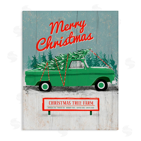 stupell industries Jilly Jack Designs | Rustic Tree Farm & Truck