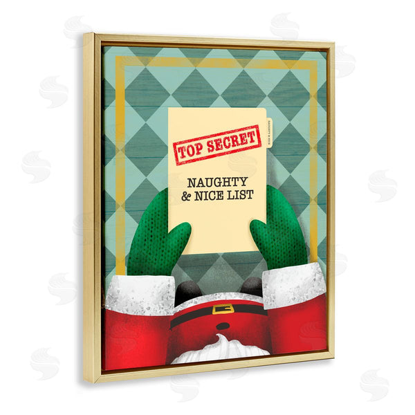 Stupell Industries Jilly Jack Designs | Top Secret Santa List