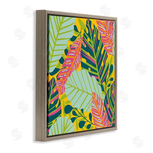 Stupell Industries Jilly Jack Designs | Tropical Leaf Toss