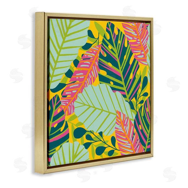 Stupell Industries Jilly Jack Designs | Tropical Leaf Toss