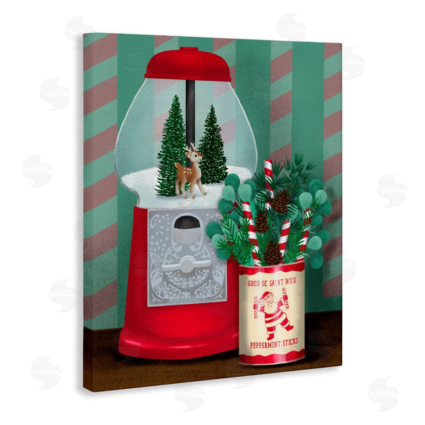 Stupell Industries Jilly Jack Designs | Vintage Christmas Gumball Machine