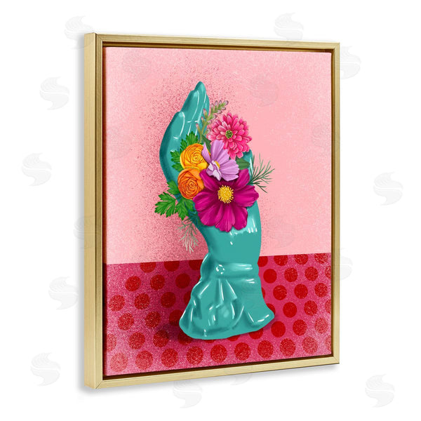 Stupell Industries Jilly Jack Designs | Vintage Hand Floral Sculpture
