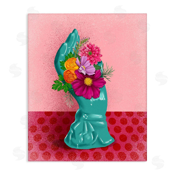 stupell industries Jilly Jack Designs | Vintage Hand Floral Sculpture