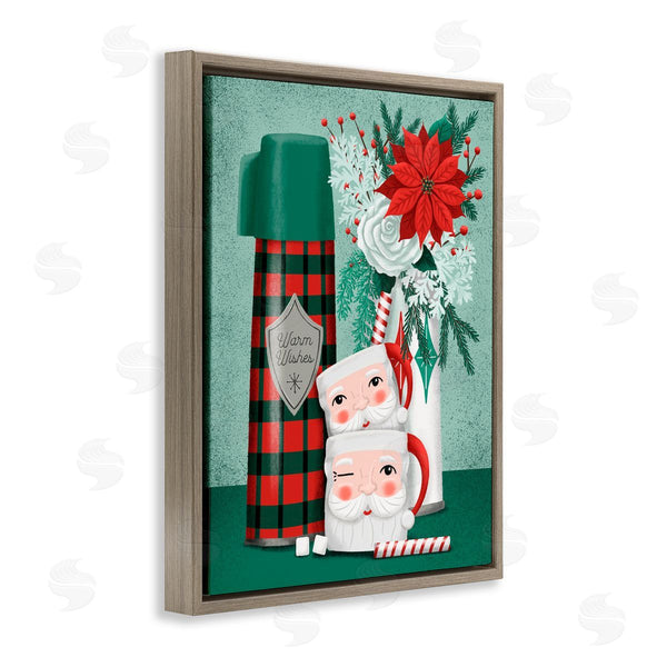 Stupell Industries Jilly Jack Designs | Vintage Santa Mugs & Thermos