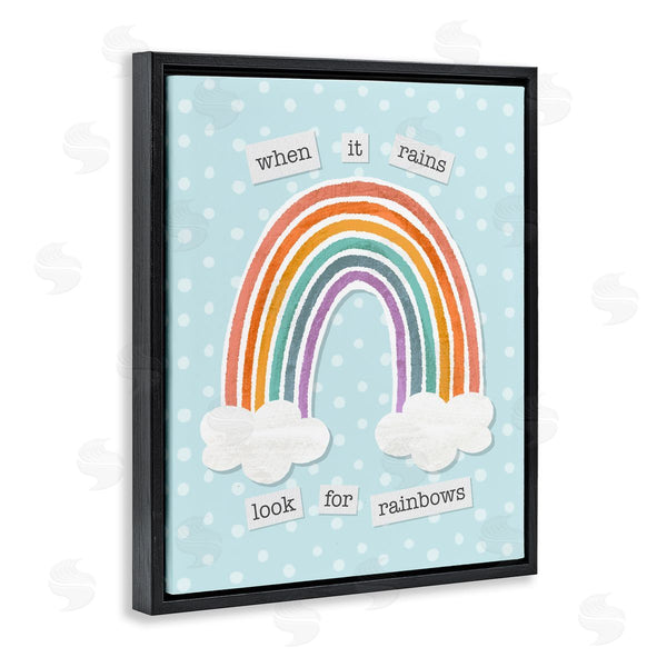 Stupell Industries Jilly Jack Designs | When It Rains Look For Rainbows