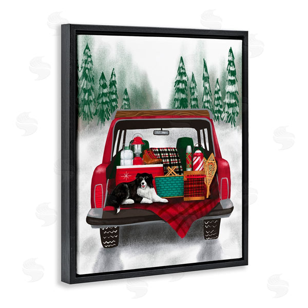 Stupell Industries Jilly Jack Designs | Winter Tailgate With Dog