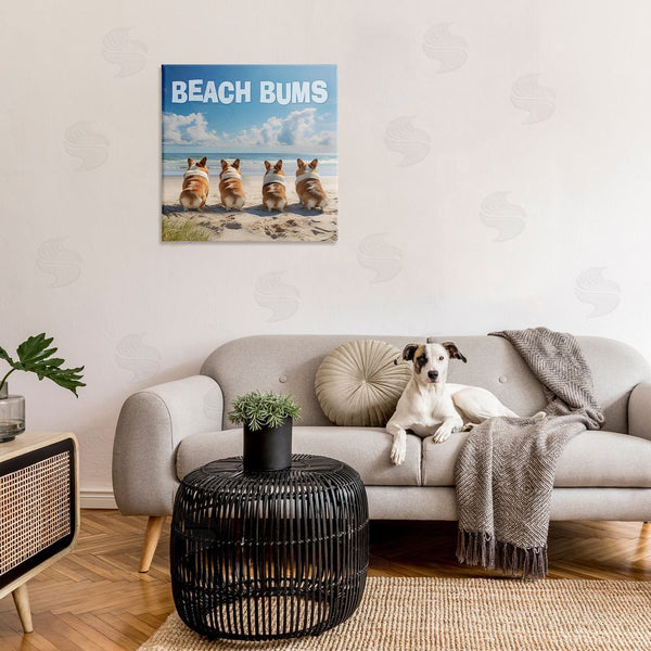 Stupell Industries Jim Baldwin | Beach Bums Corgis Wall Art