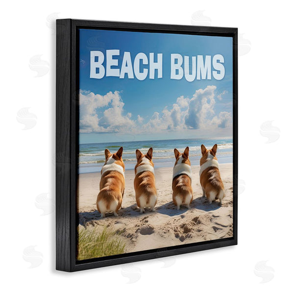 Stupell Industries Jim Baldwin | Beach Bums Corgis Wall Art