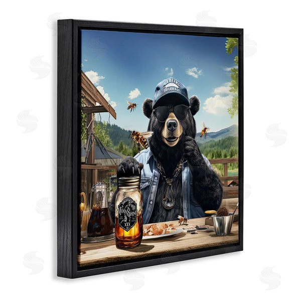 Stupell Industries Jim Baldwin | Bear At Rustic Campsite Wall Art