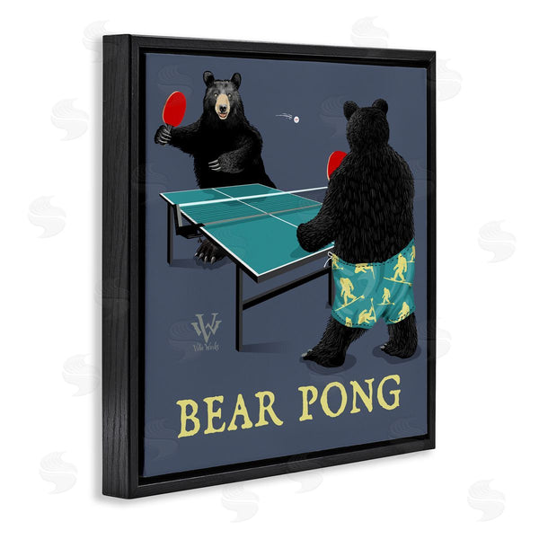Stupell Industries Jim Baldwin | Bear Pong Animal Humor