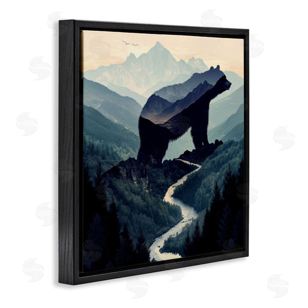 Stupell Industries Jim Baldwin | Bear Rock Silhouette