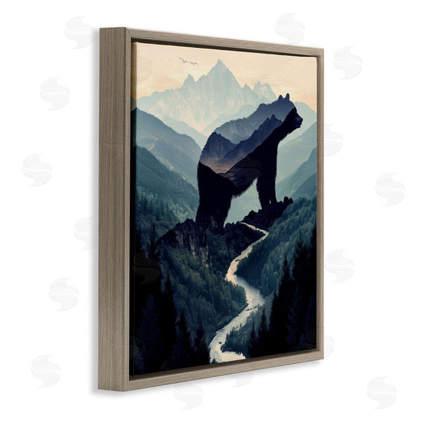 Stupell Industries Jim Baldwin | Bear Rock Silhouette