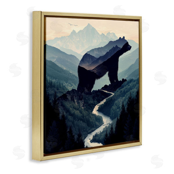 Stupell Industries Jim Baldwin | Bear Rock Silhouette