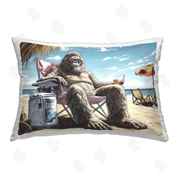 stupell industries Jim Baldwin | Big Monster on Beach
