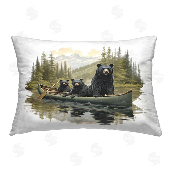 stupell industries Jim Baldwin | Canoeing Bears on Lake