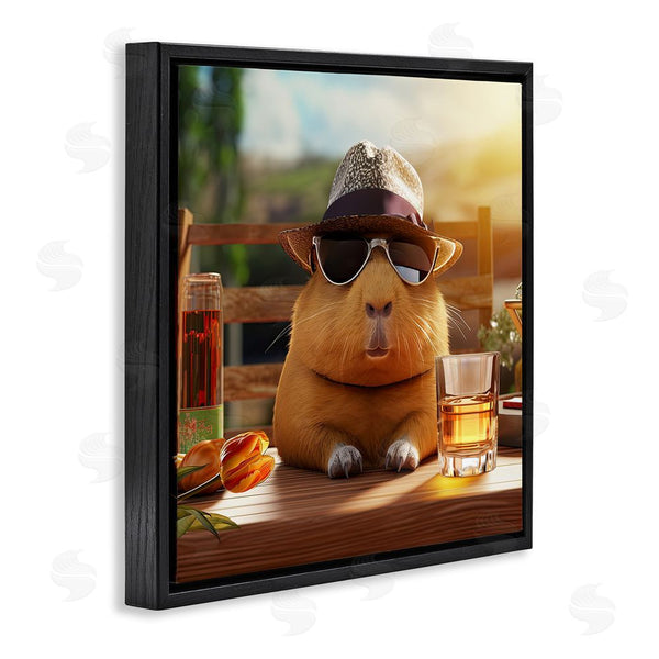 Stupell Industries Jim Baldwin | Capybara & Summer Scenery Wall Art