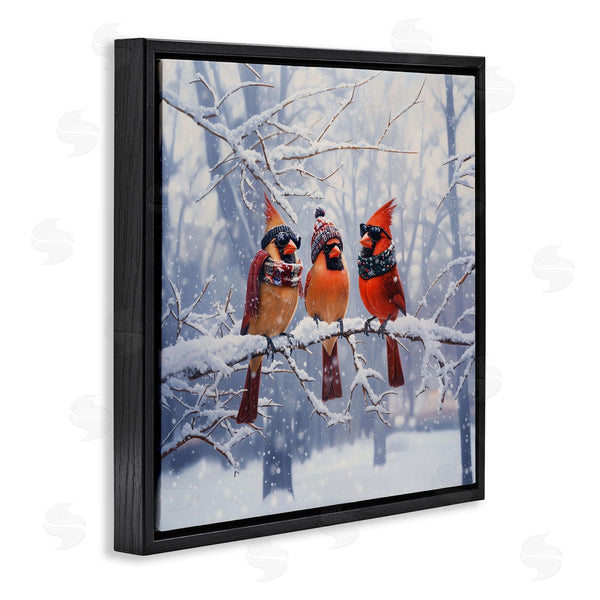 Stupell Industries Jim Baldwin | Cardinals On Winter Branch