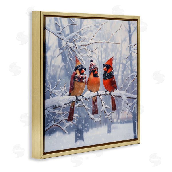 Stupell Industries Jim Baldwin | Cardinals On Winter Branch