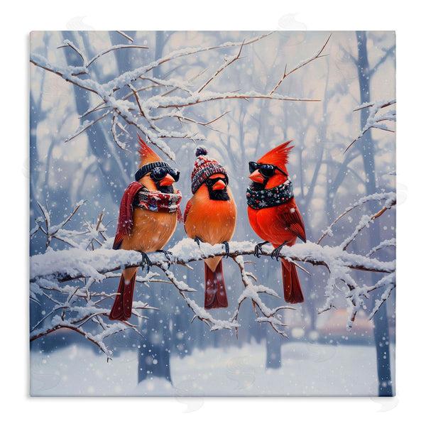stupell industries Jim Baldwin | Cardinals on Winter Branch
