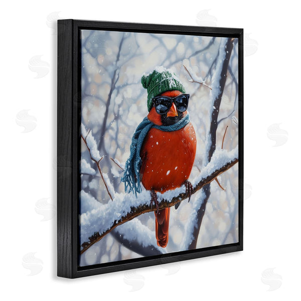 Stupell Industries Jim Baldwin | Christmas Cool Cardinal