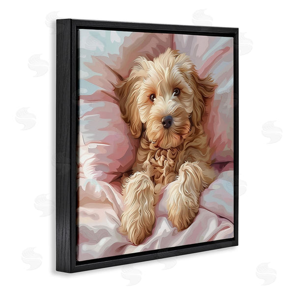 Stupell Industries Jim Baldwin | Cuddling Labradoodle Bed