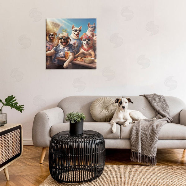 Stupell Industries Jim Baldwin | Dogs Enjoying Summer Wall Art