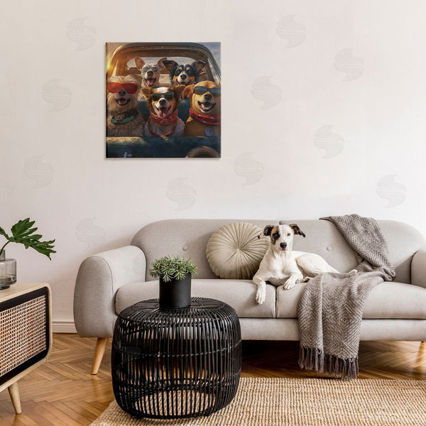 Stupell Industries Jim Baldwin | Dogs On Road Trip Wall Art