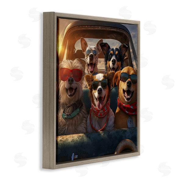 Stupell Industries Jim Baldwin | Dogs On Road Trip Wall Art