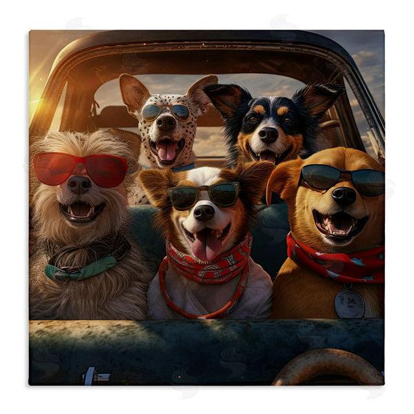 stupell industries Jim Baldwin | Dogs on Road Trip Wall Art