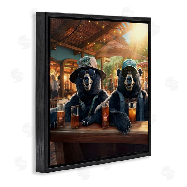 Stupell Industries Jim Baldwin | Drinking Bears At Bar Wall Art