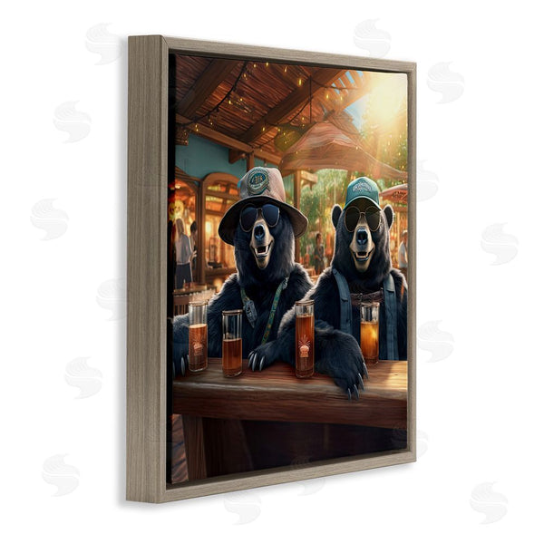 Stupell Industries Jim Baldwin | Drinking Bears At Bar Wall Art