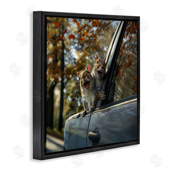 Stupell Industries Jim Baldwin | Funny Squirrel Truck