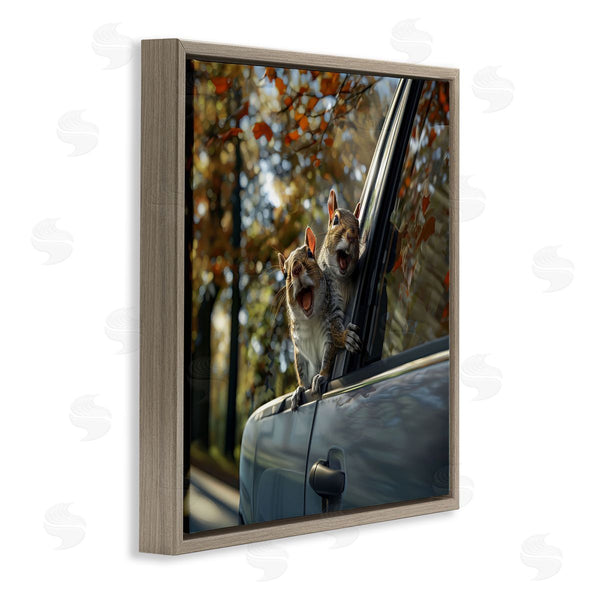 Stupell Industries Jim Baldwin | Funny Squirrel Truck