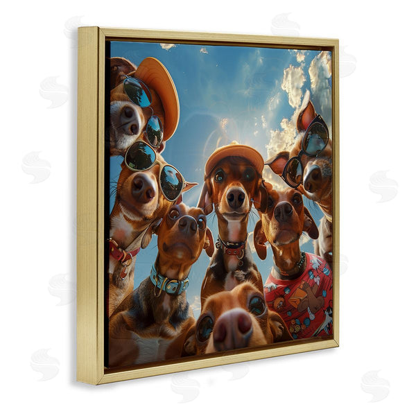 Stupell Industries Jim Baldwin | Funny Wiener Dog Selfie