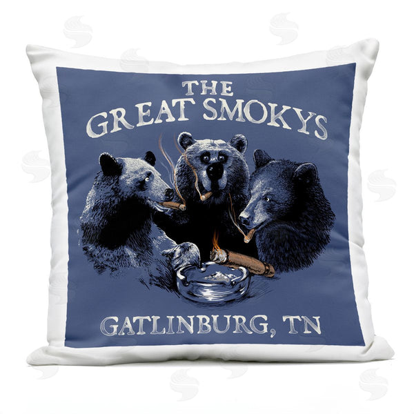 Stupell Industries Jim Baldwin | Great Smokys Bears Printed Throw Pillow