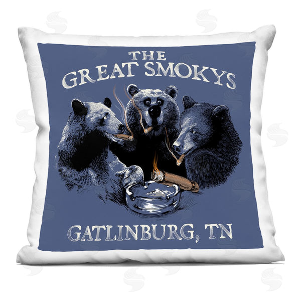 stupell industries Jim Baldwin | Great Smokys Bears Printed Throw Pillow
