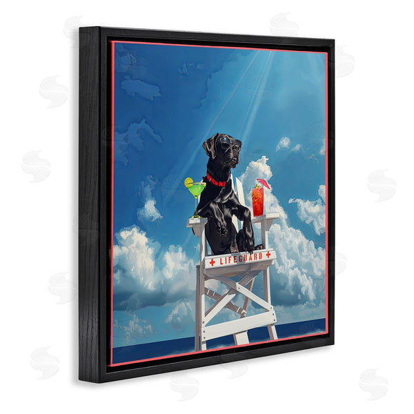 Stupell Industries Jim Baldwin | Guard Dog Lifeguard Wall Art
