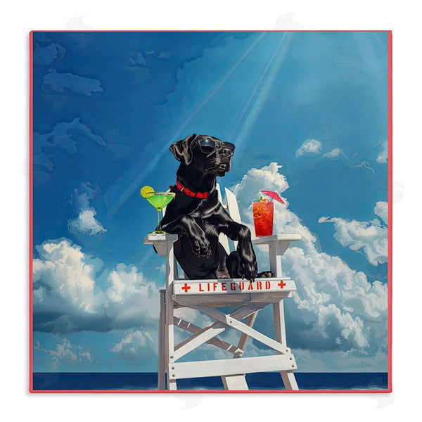 stupell industries Jim Baldwin | Guard Dog Lifeguard Wall Art