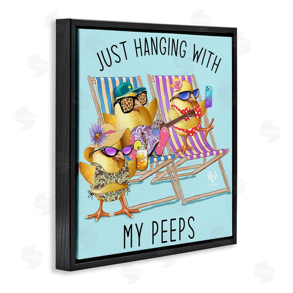Stupell Industries Jim Baldwin | Hanging With My Peeps