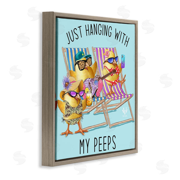 Stupell Industries Jim Baldwin | Hanging With My Peeps