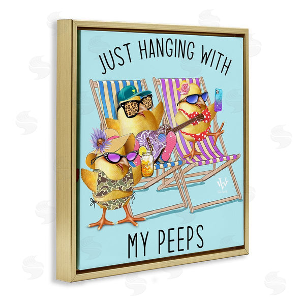 Stupell Industries Jim Baldwin | Hanging With My Peeps