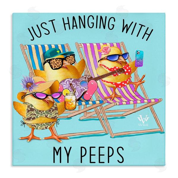 stupell industries Jim Baldwin | Hanging With My Peeps
