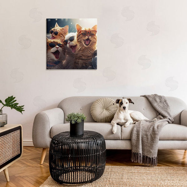Stupell Industries Jim Baldwin | Happy Cats Singing Wall Art