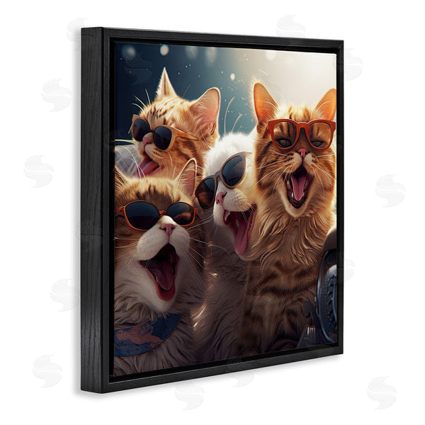 Stupell Industries Jim Baldwin | Happy Cats Singing Wall Art