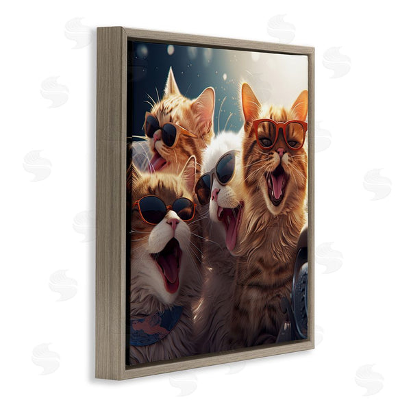 Stupell Industries Jim Baldwin | Happy Cats Singing Wall Art