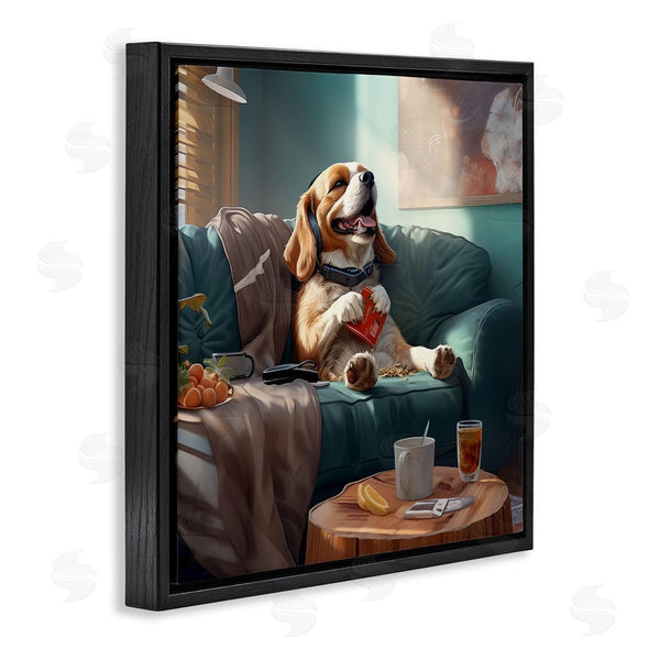 Stupell Industries Jim Baldwin | Happy Dog On Couch Wall Art