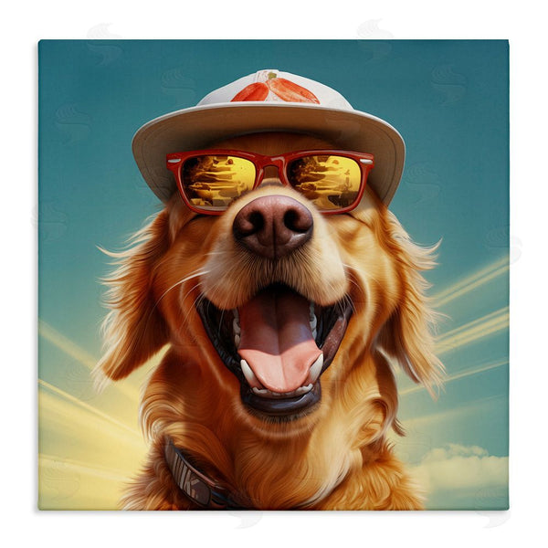 stupell industries Jim Baldwin | Happy Sunlit Dog Wall Art