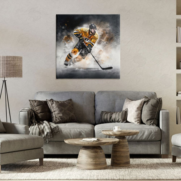 Stupell Industries Jim Baldwin | Hockey Player Athlete Wall Art